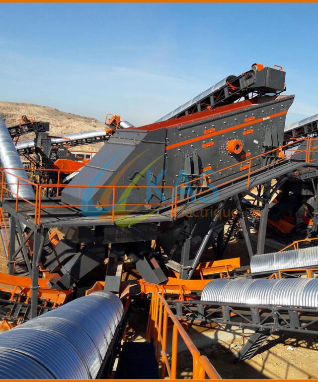 Solution Électrique Complète pour Stations de Concassage et Sablage Solution Électrique Complète pour Stations de Concassage et Sablage