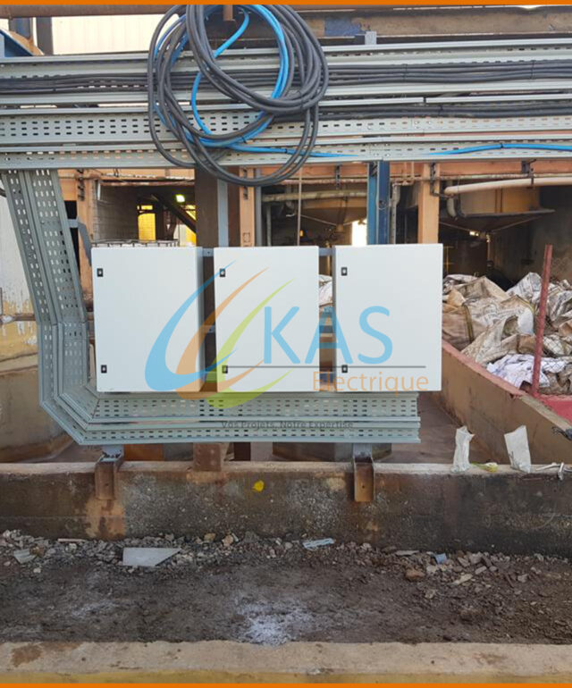 fixation et raccordement des coffrets(MCC, BD, BJA, DGPT...) fixation et raccordement des coffrets(MCC, BD, BJA, DGPT...)